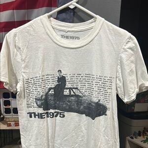 White The 1975 Band tee